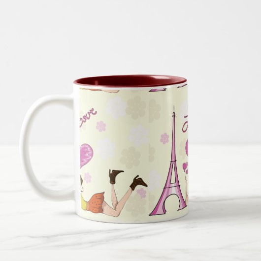 EIFFEL TOWER LIEBE TASSE (Links)