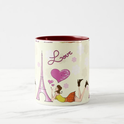 EIFFEL TOWER LIEBE TASSE (Mittel)