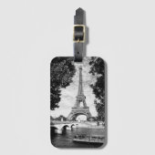 Eiffel Tower Luggage Tag Gepäckanhänger (Vorderseite Vertikal)