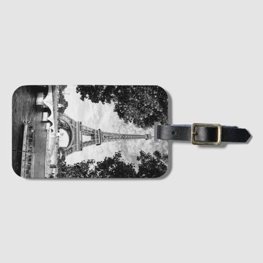 Eiffel Tower Luggage Tag Gepäckanhänger (Vorderseite (Horizontal))