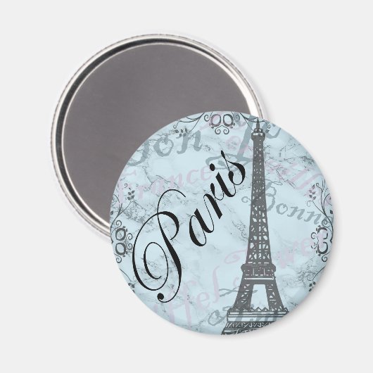 Eiffel Tower Magnet (Vorderseite/Rückseite)