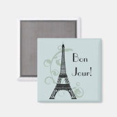 Eiffel Tower Magnet (Vorderseite/Rückseite)
