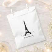 Eiffel Tower Merci Beaucoup Geschenktütchen (Ausgeschnitten)
