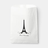 Eiffel Tower Merci Beaucoup Geschenktütchen (Vorderseite)