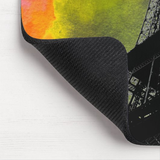 Eiffel Tower Mouse Pad Mousepad (Ecke)