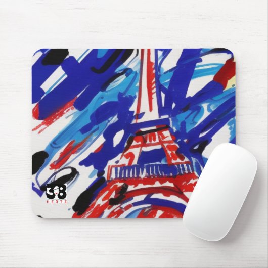 Eiffel Tower Mousepad (Mit Mouse)
