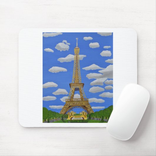 Eiffel Tower Mousepad (Mit Mouse)