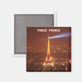 EIFFEL TOWER, NACHT MAGNET (Vorderseite/Rückseite)