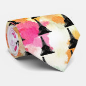 Eiffel Tower Necktie Krawatte (Gerollt)