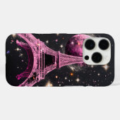 Eiffel Tower Night Moon           Case-Mate iPhone Hülle (Rückseite (Horizontal))