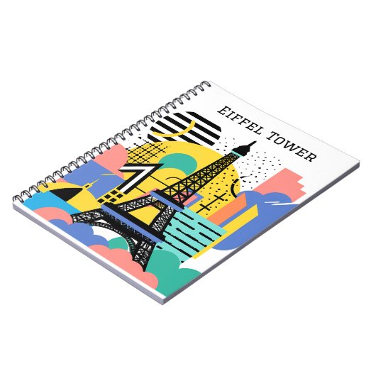 Eiffel Tower Notizblock (Linke Seite)