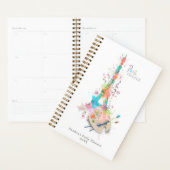 Eiffel Tower Paint Spritzer Print Daily Planner Planer (Anzeige)