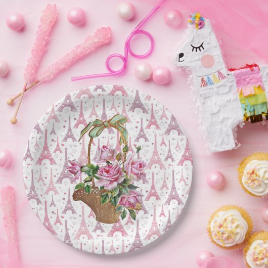 Eiffel Tower Paper Bowls Pappteller (Party)