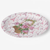 Eiffel Tower Paper Bowls Pappteller (Schrägansicht)