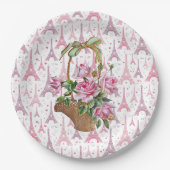 Eiffel Tower Paper Bowls Pappteller (Vorderseite)