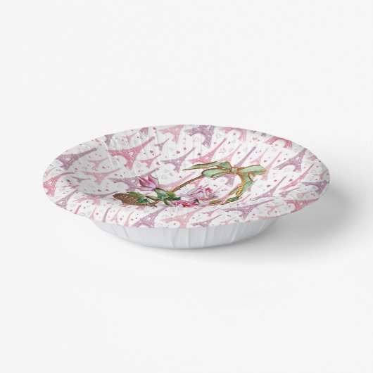 Eiffel Tower Paper Bowls Pappteller (Gewinkelt)