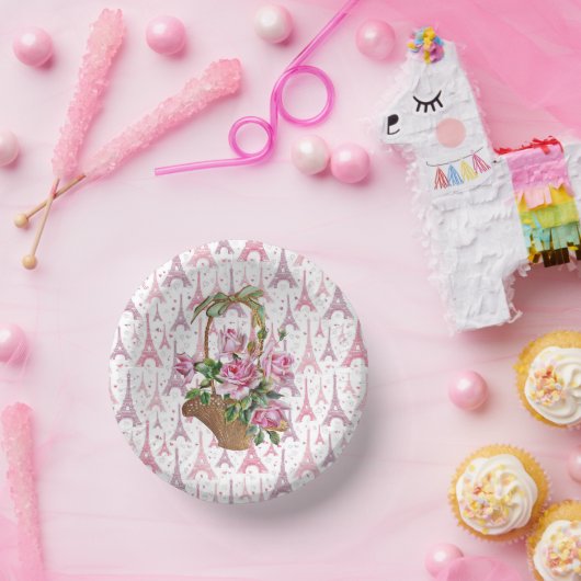 Eiffel Tower Paper Bowls Pappteller (Party)