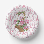 Eiffel Tower Paper Bowls Pappteller (Vorderseite)