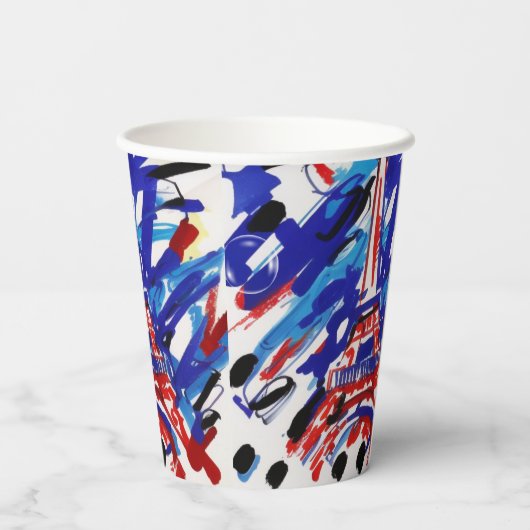 Eiffel Tower Pappbecher (Rückseite)