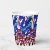 Eiffel Tower Pappbecher (Rechts)