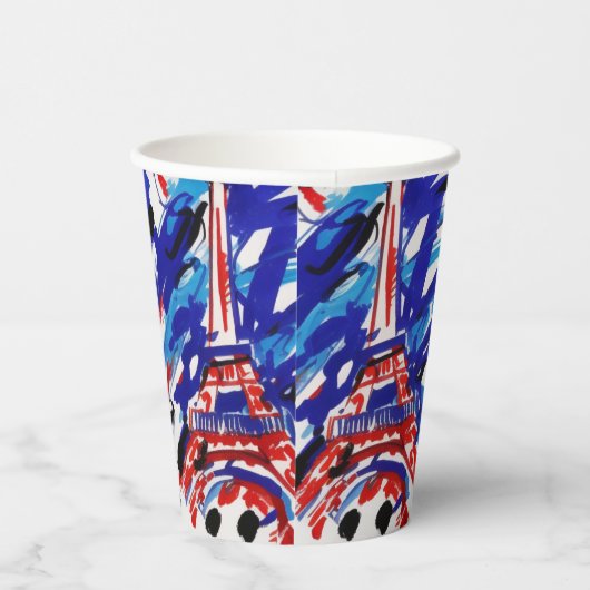 Eiffel Tower Pappbecher (Rechts)