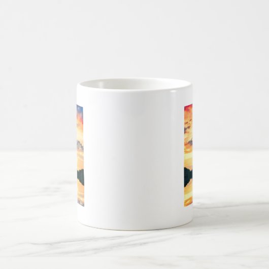 Eiffel Tower Paris Abend European Travel Kaffeetasse (Mittel)