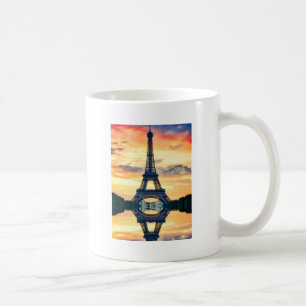 Eiffel Tower Paris Abend European Travel Kaffeetasse