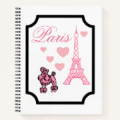 Eiffel Tower Paris Art Sketchbook Notizblock (Vorderseite)