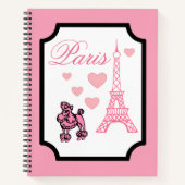 Eiffel Tower Paris Art Sketchbook Notizblock (Vorderseite)