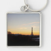 Eiffel Tower Paris at Sunset Schlüsselanhänger (Vorne)