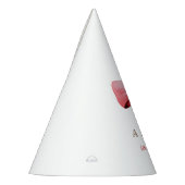 Eiffel Tower Paris Birthday Pink Bow Partyhütchen (Links)