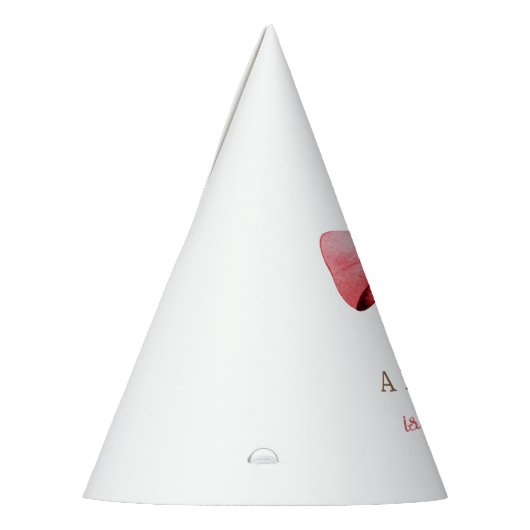 Eiffel Tower Paris Birthday Pink Bow Partyhütchen (Links)