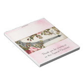 Eiffel Tower Paris Candy Bar Wrapper Gastgeschenk Notizblock (angewinkelt)