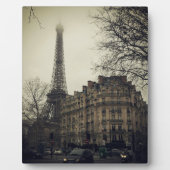 Eiffel Tower Paris City Gebäude Architecture Fotoplatte (Vorderseite)