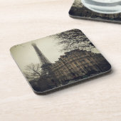 Eiffel Tower Paris City Gebäude Architecture Getränkeuntersetzer (Linke Seite)