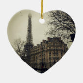 Eiffel Tower Paris City Gebäude Architecture Keramikornament (Vorne)