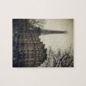 Eiffel Tower Paris City Gebäude Architecture Puzzle (Horizontal)