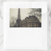Eiffel Tower Paris City Gebäude Architecture Rechteckiger Aufkleber (Tasche)