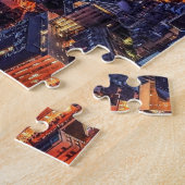 Eiffel Tower Paris City Night Europe Foto Puzzle (Seite)