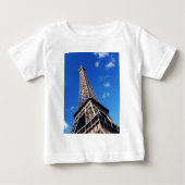 Eiffel Tower Paris Europe Travel Baby T-shirt (Vorderseite)