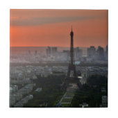 Eiffel Tower Paris Europe Travel Fliese (Vorderseite)