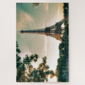 Eiffel Tower Paris Europe Travel Foto Puzzle (Vertikal)