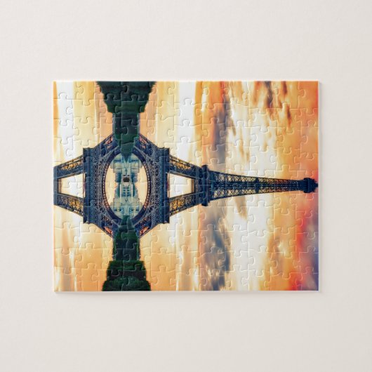 Eiffel Tower Paris Europe Travel Foto Puzzle (Horizontal)