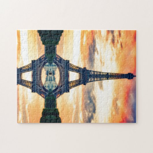 Eiffel Tower Paris Europe Travel Foto Puzzle (Horizontal)