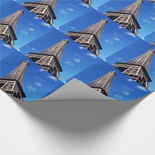 Eiffel Tower Paris Europe Travel Geschenkpapier (Ecke)