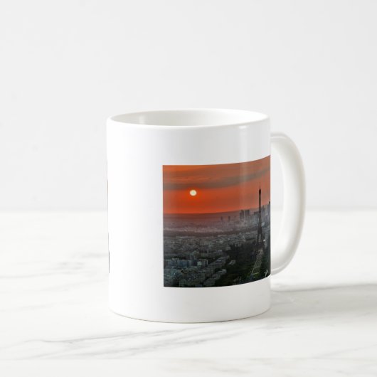 Eiffel Tower Paris Europe Travel Kaffeetasse (VorderseiteRechts)