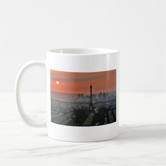Eiffel Tower Paris Europe Travel Kaffeetasse (Links)