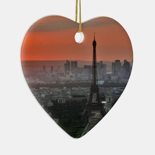 Eiffel Tower Paris Europe Travel Keramikornament (Rechts)