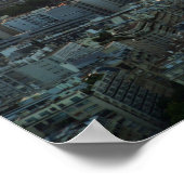 Eiffel Tower Paris Europe Travel Poster (Ecke)