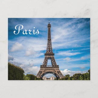 Eiffel Tower Paris Europe Travel Postkarte